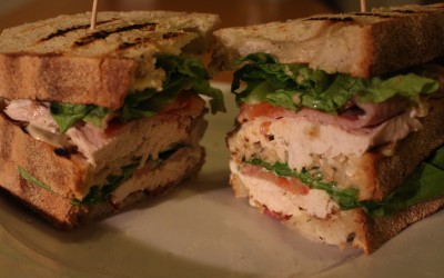 Chicken and Bacon Club Sandwich