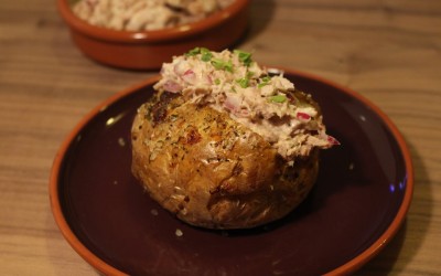 Baked Potato with Horseradish Tuna