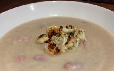 Cauliflower and Ham Soup